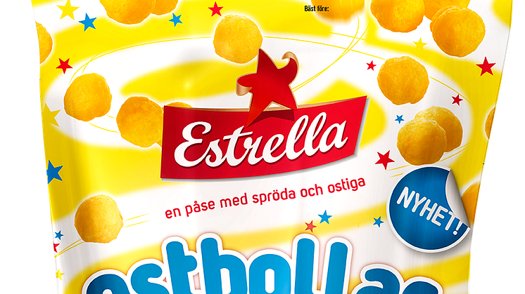 Estrella lanserar Sveriges goudaste ostbollar