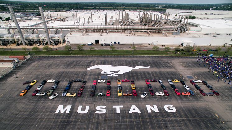 Ford feiert Produktion des 10-millionsten Ford Mustang