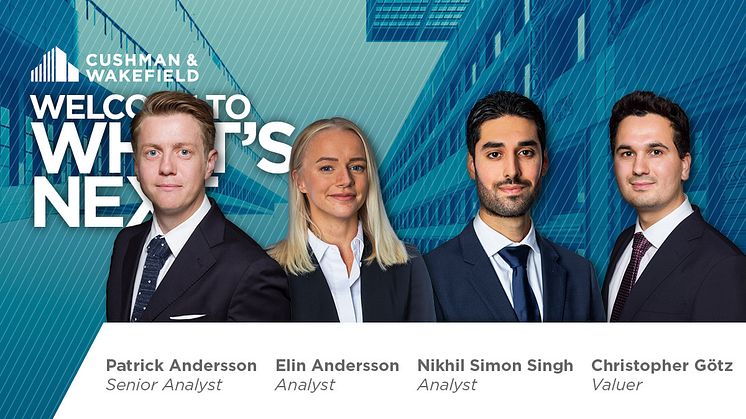 Patrick Andersson, Elin Andersson och Nikhil Simon Singh rekryteras till Capital Markets. Christopher Götz rekryteras till Valuation & Strategic Advisory.