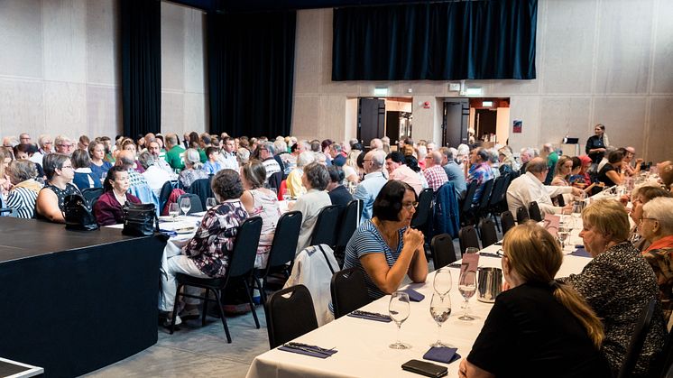 Välsmakande lunch under Finnvedsbostäders 70 års firande. Foto: John Nelander