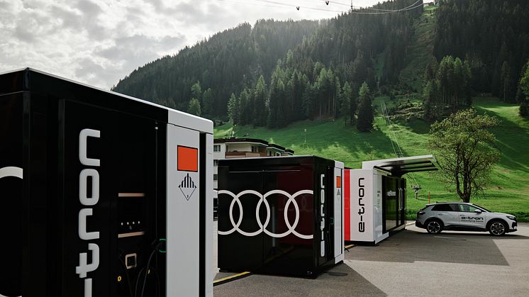 Audi leverer elbiler og chargin hubs ved WEF i Davos