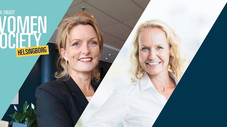 Sophia Järnåsen och Annette Melander Berg talar på premiären av Sigmas nätverk för kvinnor inom IT och teknik i Helsingborg den 25 oktober. 