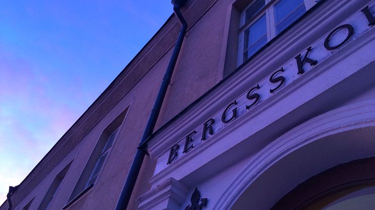 Bergsskolan Filipstad. Arbetet för att skapa förutsättningar för ”nya Bergsskolan” pågår nu och beräknas kunna vara på plats innan årets slut. Foto: Bergsskolan.