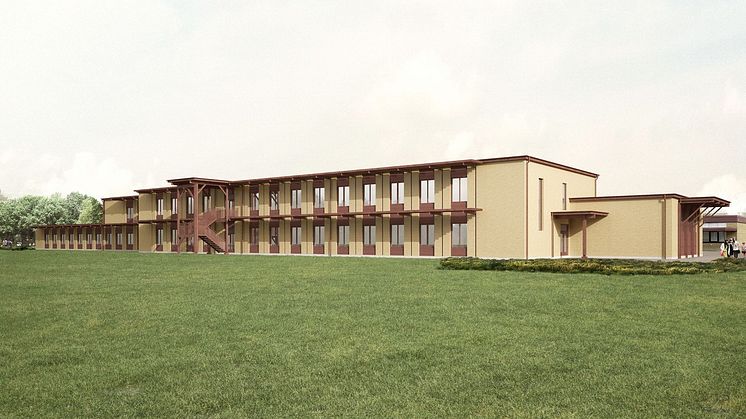 Tillbyggnaden på Västervångskolan har flera rum som är särskilt anpassade för elever som går i anpassad grundskola. 