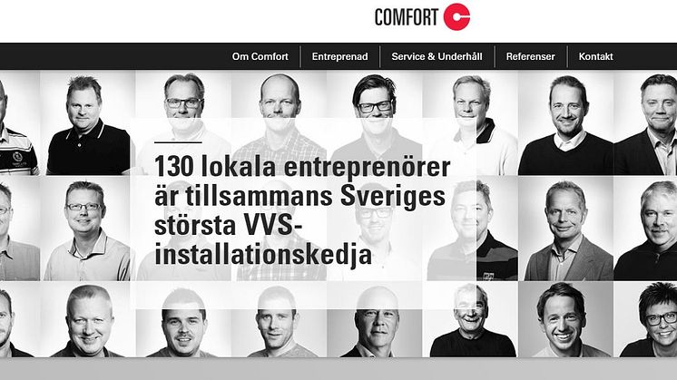 Comfort-kedjans nya e-handel där kedjans egna koncept "installerat och klart" säljs