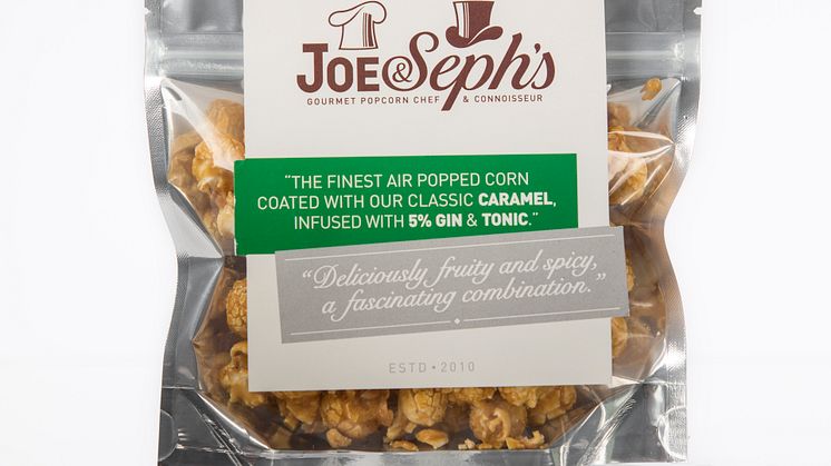 Joe & Seph’s Gourmet Popcorn med Gin & Tonic