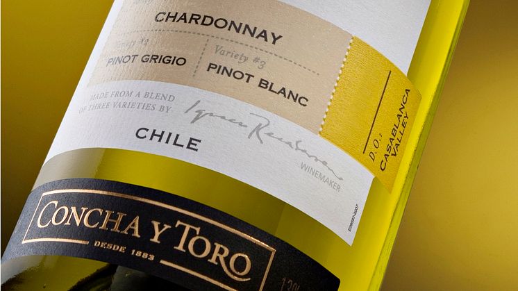 TRIO Chardonnay Pinot Grigio Pinot Blanc lanseras i Systembolagets fasta sortiment 1 oktober 2010