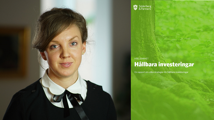 Johanna Landberg, Hållbarhetsansvarig SPP