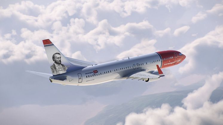 Norwegians Boeing 737-800. 