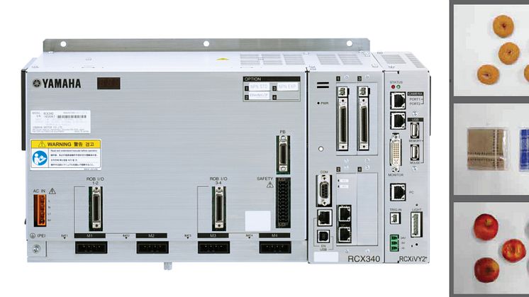 RCX340 Controller and RCXiVY2+ (LEFT),  Handles Irregular Shaped Products such as Foodstuffs and Clothing (RIGHT)