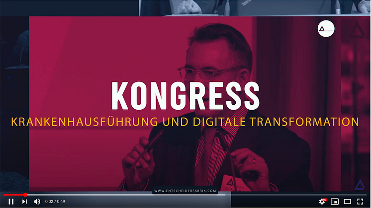 Digitalstrategien im Zeichen des KHZG - Kongress Krankenhausführung am 19.-20.05. 