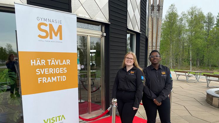 Julia och Arvid på Realgymnasiet i Stockholm tog brons i Gymnasie-SM