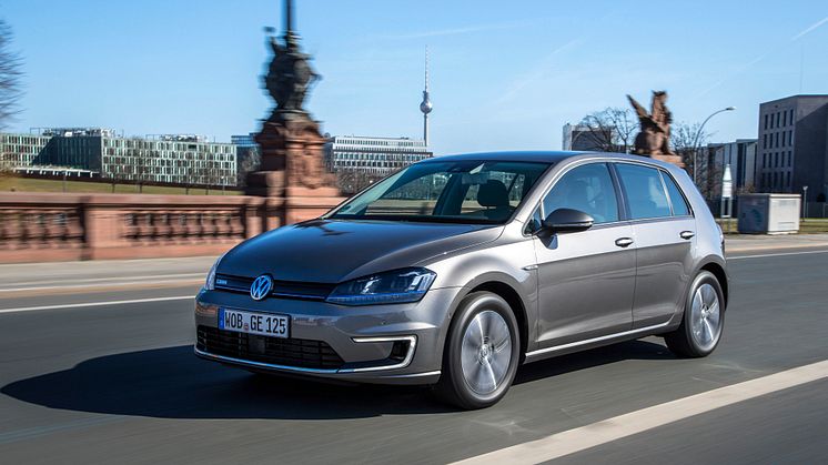 Säljstart för eldrivna Volkswagen e-Golf