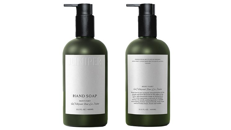 Handtvål och lotion från Juniper med härlig doft.