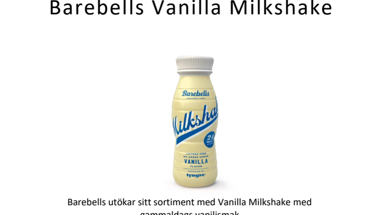 Barebells Vanilla Milkshake 