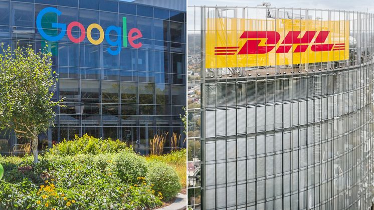 Samarbete mellan DHL och Google accelererar övergången till hållbara logistiklösningar