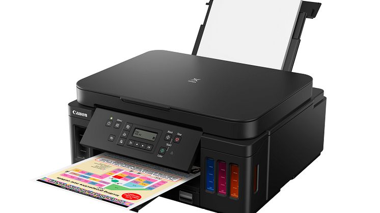 Canons nyeste printere med genopfyldelige blæktanke tilbyder økonomisk print – perfekt til små virksomheder eller iværksættere, der arbejder hjemmefra 