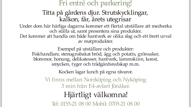 Vårmarknad 11-12 maj Rinkeby Struts