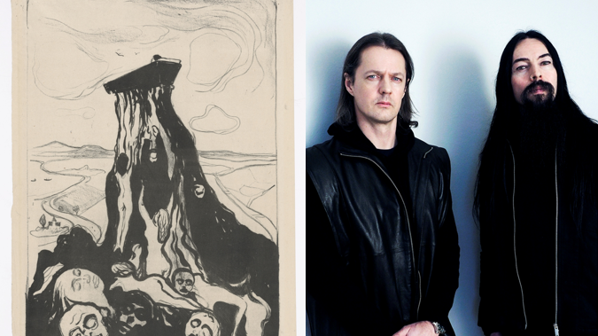 In a new exhibition, Norwegian black metal band Satyricon have created a musical composition specifically to be experienced alongside selected paintings and graphics by Edvard Munch