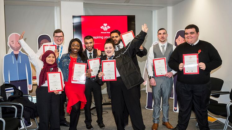 They're hired! From left: Nehar Uddin, Adam Anderson, Yanique Smith, Muhammed Jaffer, Emily Clarke, Baijinder Singh, Luke Leach and Frank J-Ouzman