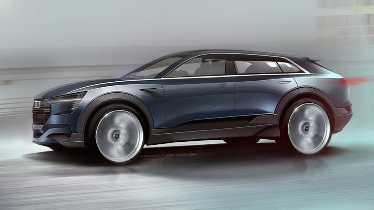 Audi visar kommande elbil i Frankfurt - Audi e-tron quattro concept
