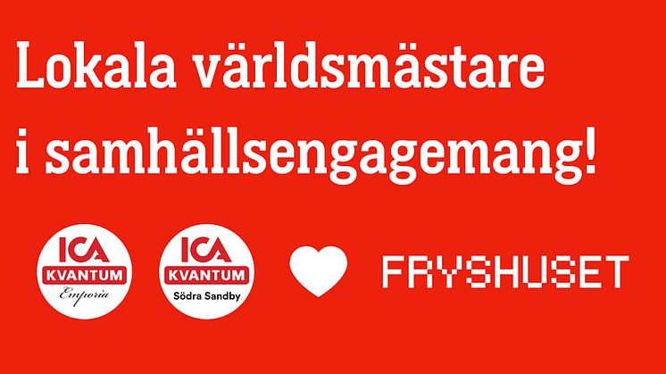 Projektet ”Lokala världsmästare i samhällsengagemang” möjliggörs via ICA Stiftelsen. 