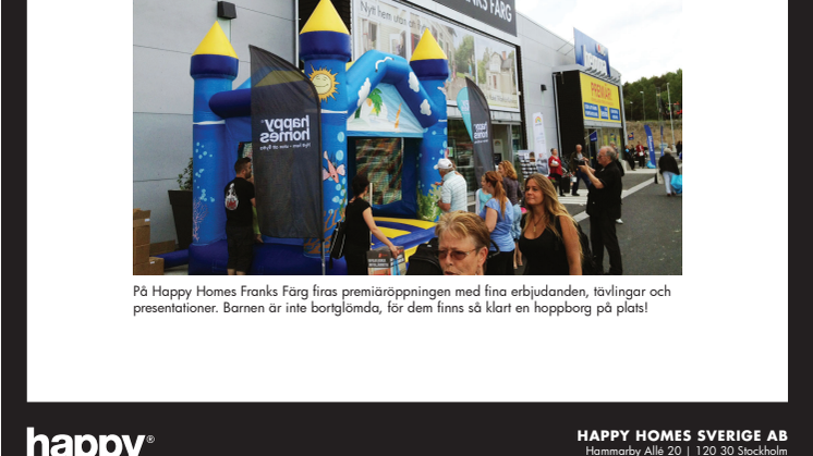 Happy Homes-butiker flyttar till större lokaler