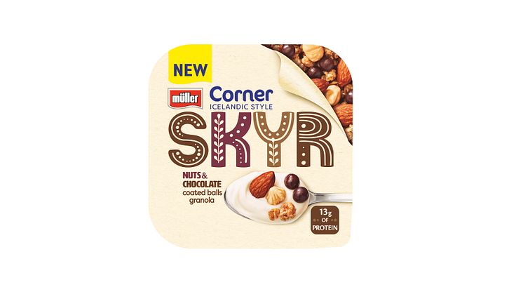 Müller Corner Icelandic Style Skyr - Nuts and Chocolate