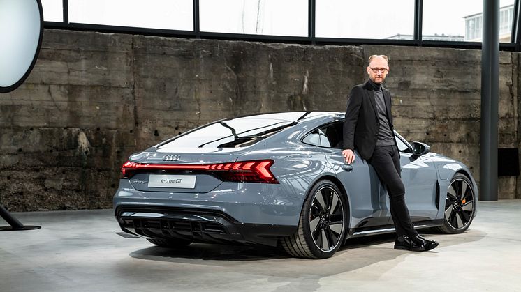 Audi e-tron GT og Marc Lichte, designchef for Audi