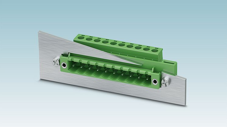 Feed-through connectors with 5.08 mm pitch