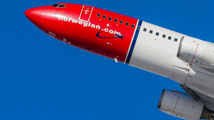 Norwegians Boeing 737-800. Photo: Foto David Charles Peacock.