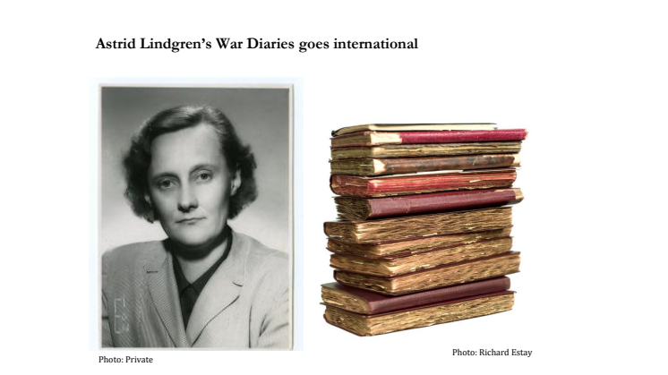 Astrid Lindgren’s War Diaries goes international