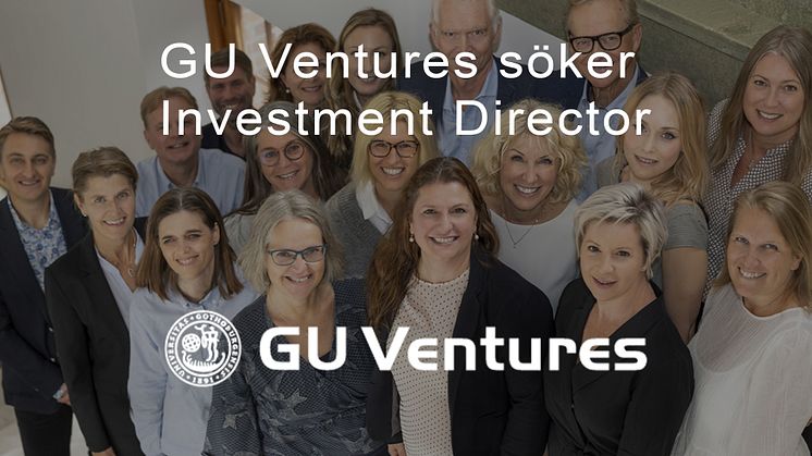 Bild: GU Ventures team. Foto: Ingela Vågsund