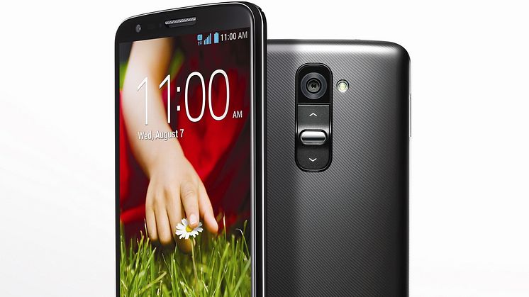 LG G2 INTRODUSERER EN NY RETNING INNEN SMARTTELEFON-DESIGN