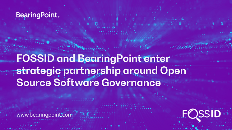 FOSSID and BearingPoint enter strategic partnership around Open Source Software Governance