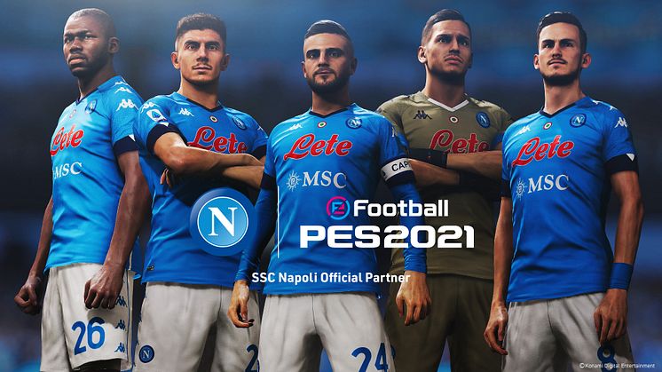 KONAMI ANNOUNCES LONG-TERM PARTNERSHIP WITH SSC NAPOLI