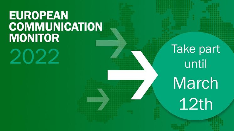 European Communication Monitor 2022 survey launched: The largest international poll on communications trends