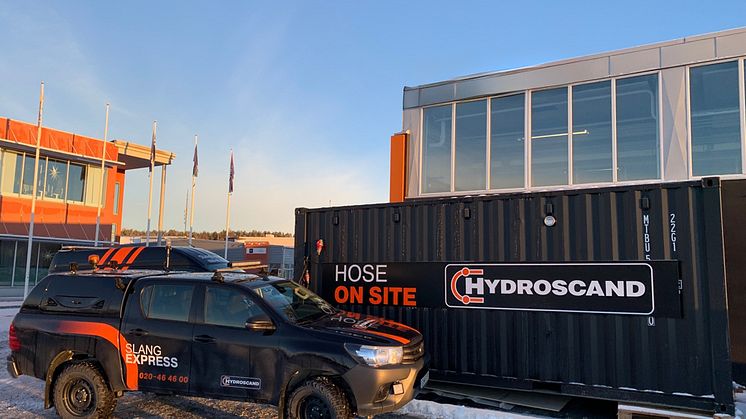 Hydroscand HoseOnSite Stationary och SlangExpress