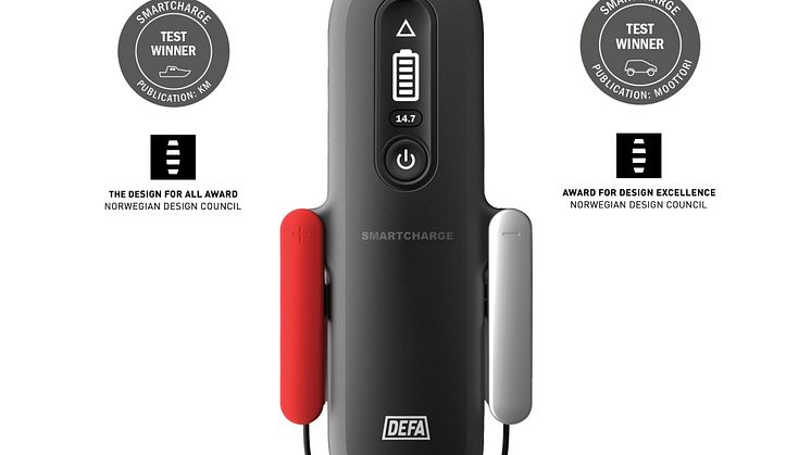 ​DEFAs SmartCharge vinner stortest av båtladere.