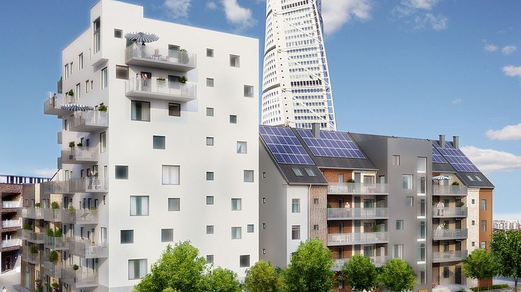 Pressinbjudan: Första spadtaget för 90 bostadsrätter i Västra Hamnen, Malmö