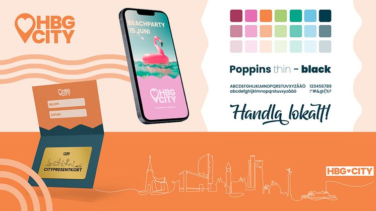 Helsingborg City presenterar idag sin nya visuella identitet och byter samtidigt namn till HBG City för att tydligare särskilja bolaget från platsen.