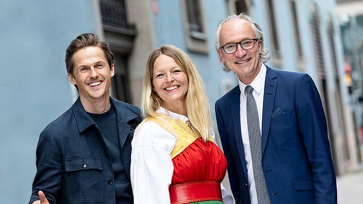 David Lindgren, Elin Rombo och Stefan Forsberg. Foto: Yanan Li