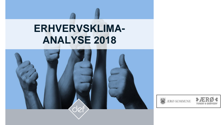 Analyse: Erhvervsklimaanalyse Ærø November 2018