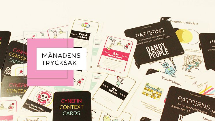 Dandy People vinner månadens trycksak för augusti 2018 med sina kreativa kortlekar