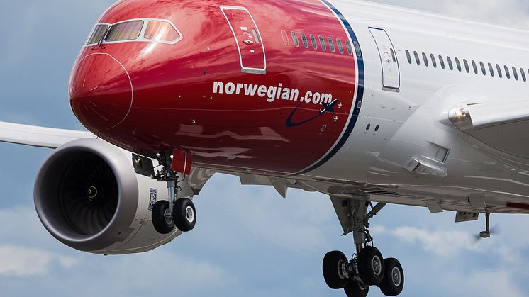 Norwegians første langdistanceflyvning fra København er i luften