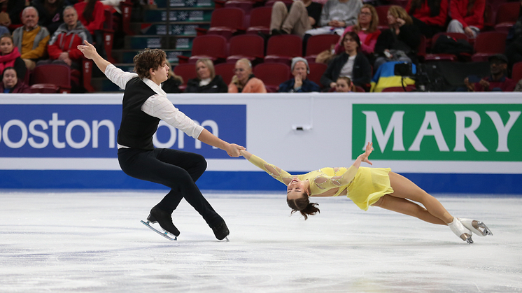 VM i konståkning: Greta och John Crafoord på 23:e plats i kortprogrammet