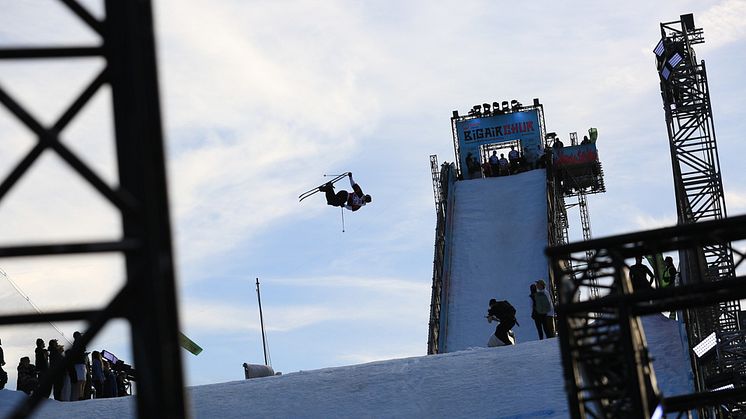 Hugo Burvall under världscupen i Chur, Schweiz. Foto: SSF. 