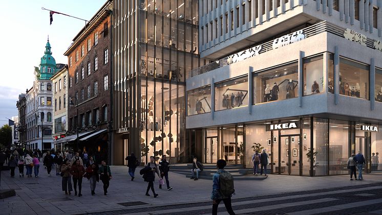 Rendering av IKEA Karl Johan