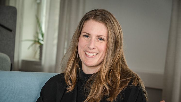 Lisa Kejving,  projektledare för förstudien ”Go Business - Norrbottens och Västerbottens inkubator”. Fotograf: Anders Westergren