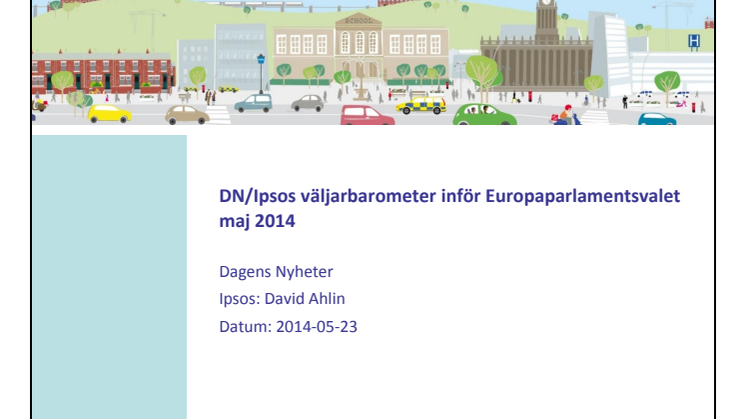 DN/Ipsos väljarbarometer inför EU-valet, maj 2014